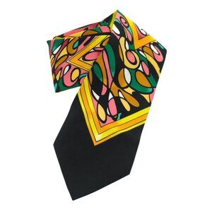 Rush Limbaugh No Boundaries Collection Silk Tie Abstract Funky Colorful Wacky